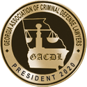 Geogia Association of Criminal Defense Lawyers President 2020